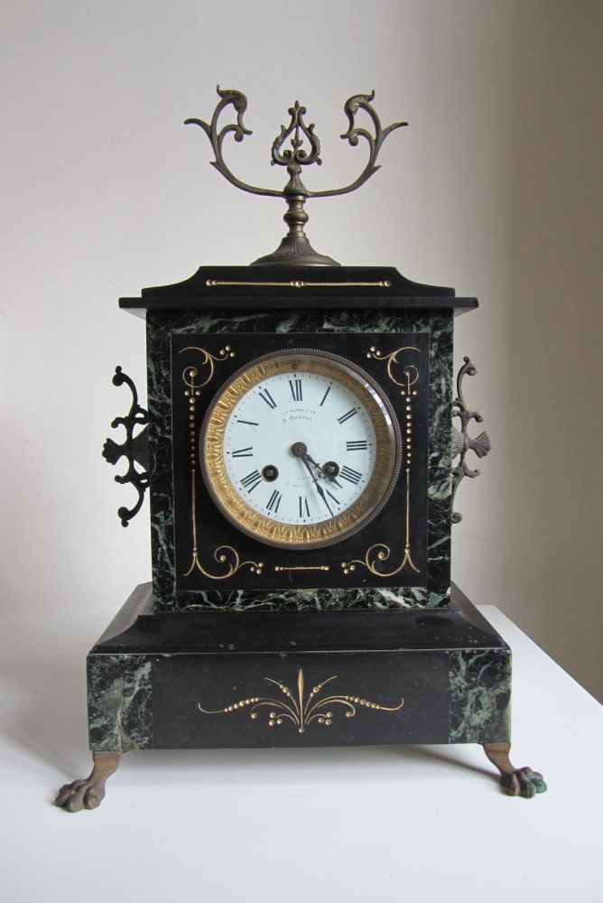 clockfrenchmantelclocktimepieceantiquebookmarkfrench-817597